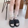 Womens Calf Socks, Sweet Girl Lace Ruffle Knee Socks Fashion Ladies Girl Princess Mesh Patchwork Socks Stockings