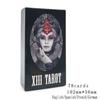 XIII Dark Tarot Cards Deck Board Game English Mysterious Divination Fate