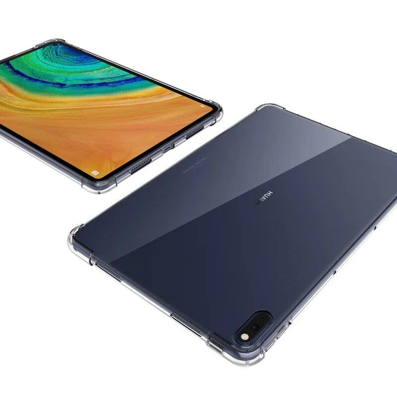 Silikonové pouzdro pro Huawei MatePad T8 T5 T3 10 9,6 M3 M5 Lite 8,0 8,4 10,1 10,4 10,8 Průhledné pouzdro Měkký zadní kryt tabletu TPU