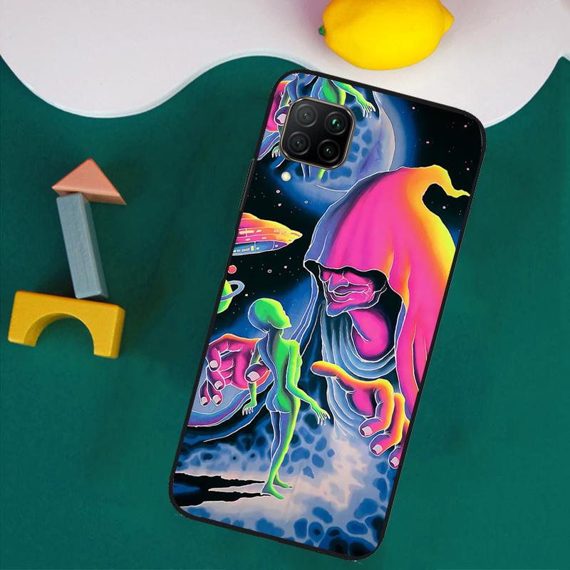 Mushroom Moon Shroom Farmer Case For Huawei P30 Pro P20 P40 Lite Nova 8i 3i 7i 11i 9 10 SE 5T Y60 Y61 Y70 Y90 Y91 Cover