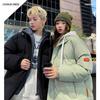 Winter Cotton Coat Popular Men's Thick Cotton Coat Women's Hooded Couple's Coat Simple Color Matching Warm