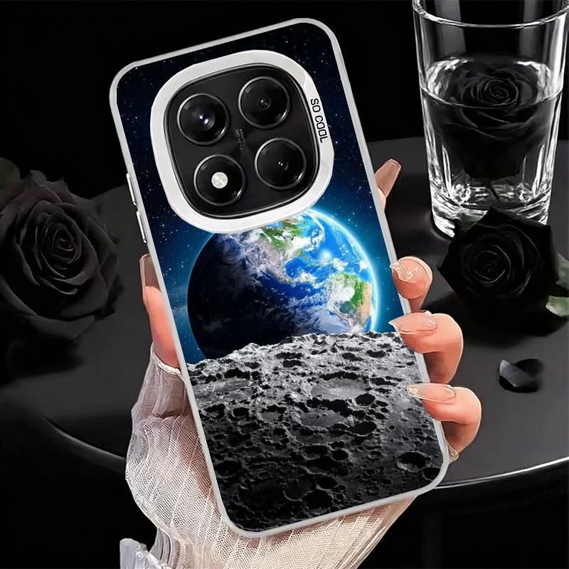 Earth Stars Space Universe Soft Phone Case for Xiaomi Redmi Note 13 14 15 Pro Plus 12S 12 11S 11 11T 10S 10 Shockproof Cover Bac