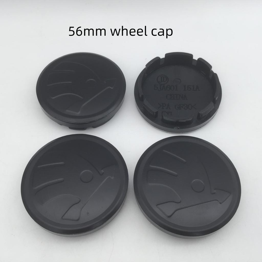 4pcs 3D 56mm For Car Emblem Wheel Hub Center Cap NGJF Badge Covers Sticker Decals Styling Accessories