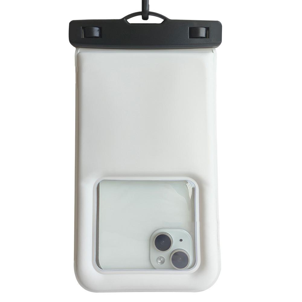 

IPX8 Mobile Phone Waterproof Bag Transparent Swimming Waterproof Phone Bag Outdoor Travel white