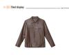 Spring & Autumn PU Leather Jacket for Middle-Aged Ladies - 2025 Style