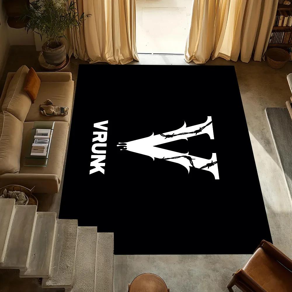 

V-Vrunk Printed Small Carpet Anti-Slip Kitchen Fashion Bedroom Non Slip Washable Rug Luxury Living Room Entrance Decoration 40x60cm