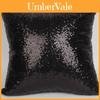 Sequin Pillow Cover With Solid Color Printing For Home Couch Use