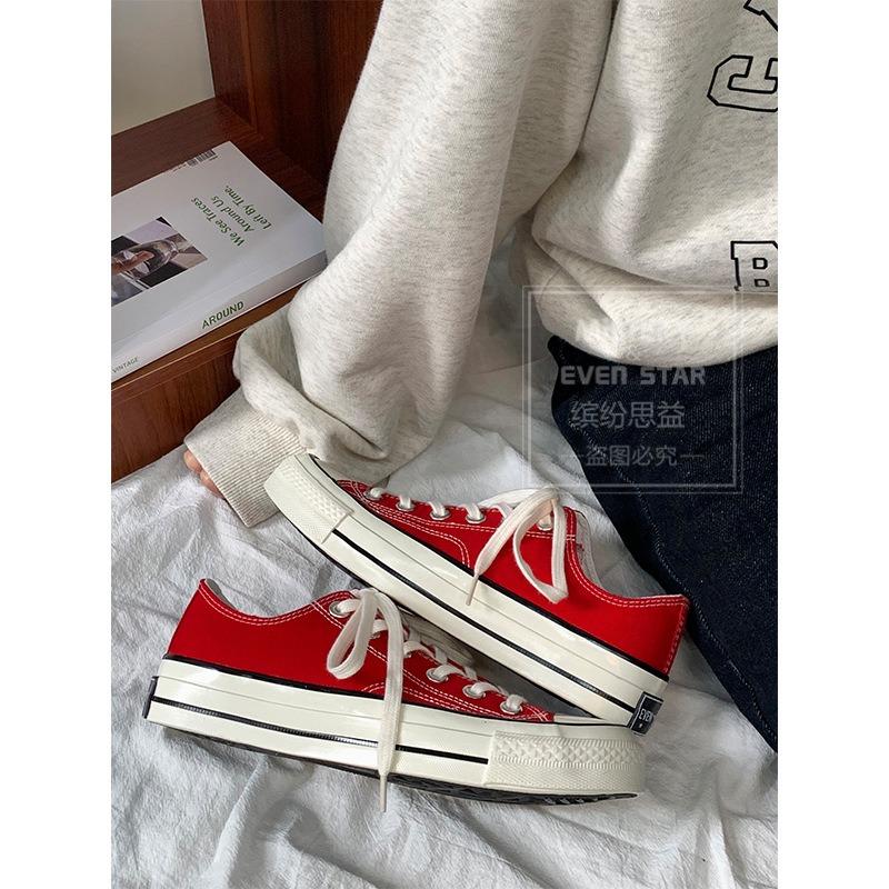 Classic Canvas Shoes Big Red Men's and Women's Couple Shoes 18