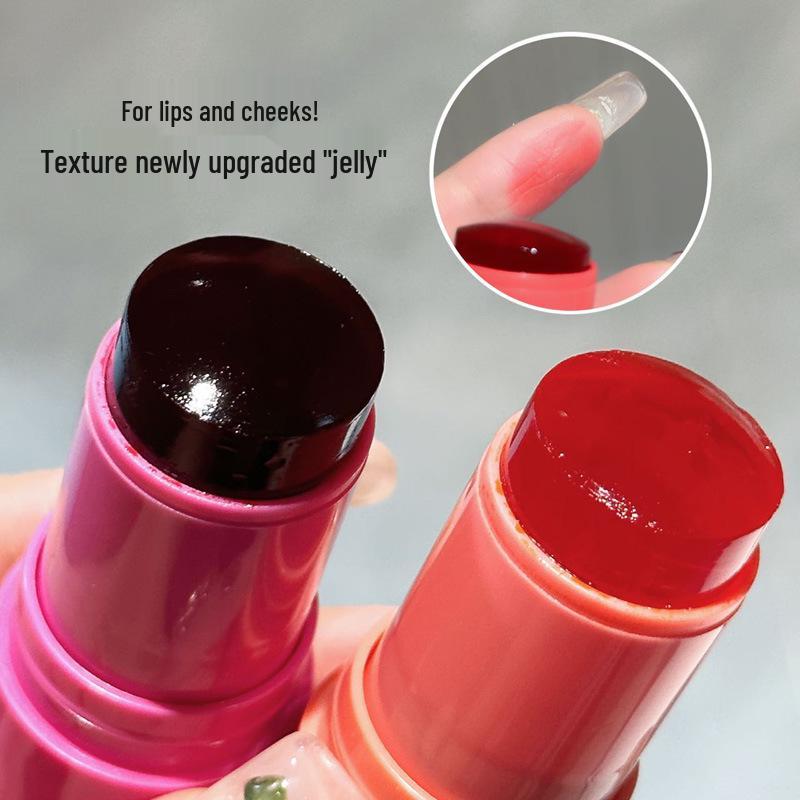 HERORANGE Jelly Blush Stick: Dual Use Lip & Cheek, Long-Lasting, Youthful Glow, Vibrant Color, Skin-Melting Formula.