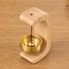 Dopamine Wind Chime Magnetic Indoor Wind Chime, Oak Material Doorbell Copper Bell, Walnut Copper Trim Home Wind Chime Doorbell