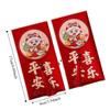 2 Pcs the Chinese Zodiac Snake Year Money Envelope Blessing Lucky Money Pockets  Celebration Party