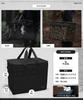 ZEN Camps Camping Storage Box, Soft Container, Toolbox, Outdoor, 37L Large Capacity, 43cm Wide X 27cm Deep X 32cm High (Black)