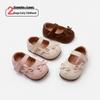 2026 Spring Baby Girls' Bow Pre-Walker Princess Shoes, Soft Sole Toddler Flats