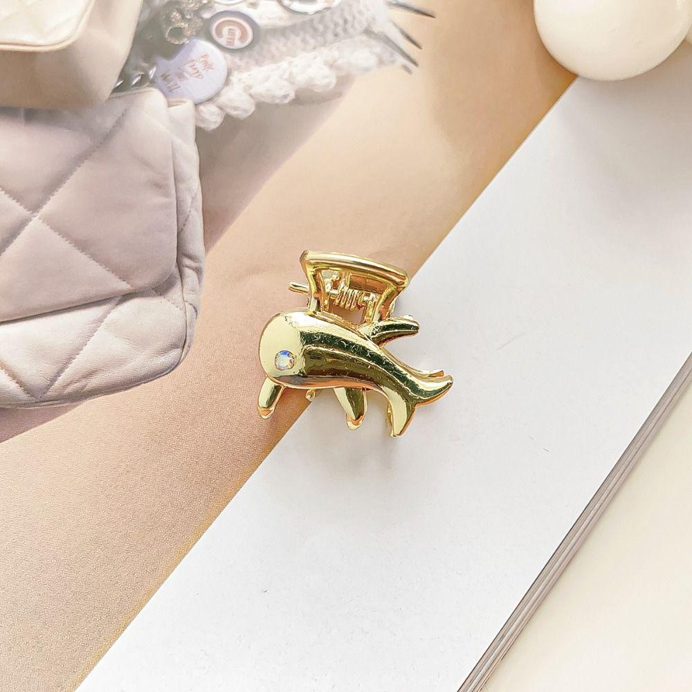 Metal Starfish Hair Claw Hair Clip Mini Hair Claw Retro Shell Hair Crab Clip  Women