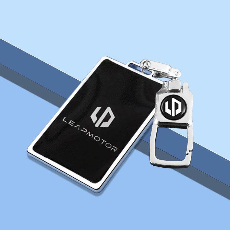 Fit For Leapmotor B01 2026 Model C16 C11 C10 B10 Car Specialized NFC Key Card Holder Protective Shell With Keychain Auto
