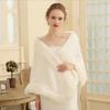 Used New Shawl for Women, Thick Stole, Warm Faux Fur, Winter Bolero for Weddings, Parties, Coming-of-Age Ceremonies, Entrance Ceremonies, Christmas,