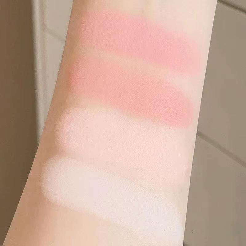 Atmosphere Four-color Blush Disc High Gloss Matte Shrinkage Expansion Color Brightening Surface Three-dimensional Capacity Repair