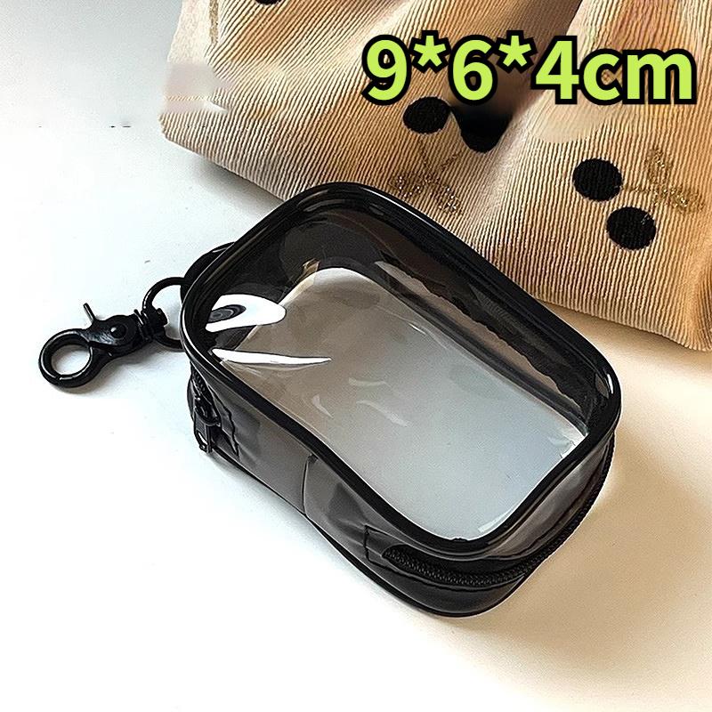 Jewelry Organizer Transparent Storage Box Pouch Mystery Box Plastic Box Cute Doll Bag With Keychain Dustproof Case