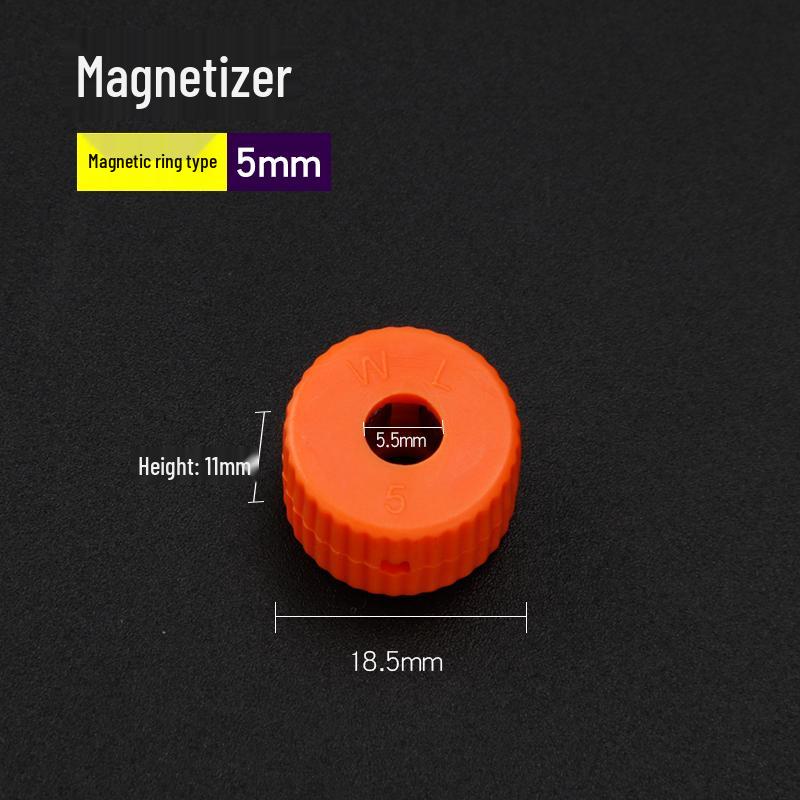 Magnetic Ceramic Drill & Air Screwdriver Bit with Quick Magnetizer/Demagnetizer