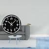 Modern Minimalist Acrylic Wall Clock with Copper Salamander Animal Figurine Creative Art Decor for