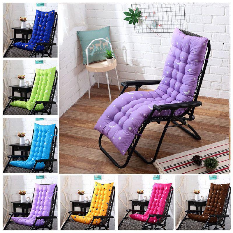 Thick Padded Patio Lounger Back Cushion For Garden Rocking Chairs And Benches