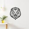 Lion Head Metal Wall Art Sculpture XL Wildlife Gift Home Garden Decor