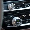 2018- BMW 5 6 7 G30 AC Climate Control Radio Volume Knob Silver Crystal | 3x | Front | Push Button | Durable