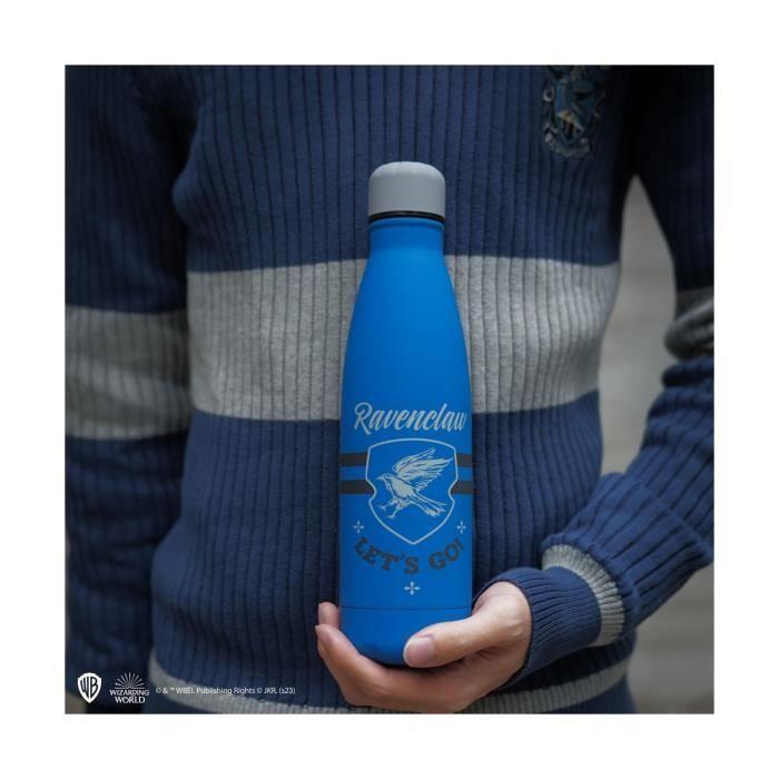 Bouteille isotherme - cinereplicas - harry potter - ravenclaw let's go - métal - cylindrique