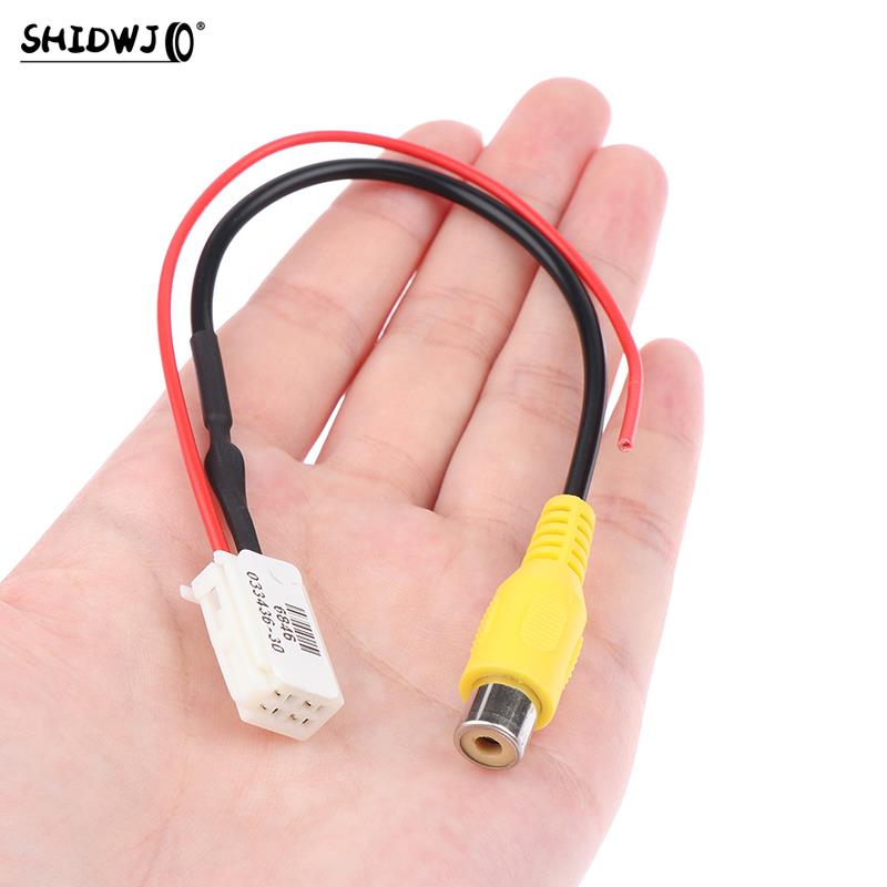 1pcs Innovative And Practical 4 Pin For Car Male Connector Radio Cable Adapter Back Up Reverse Camera Input Plug