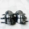 Mittelalterliche Stahlbeinrüstung Handgefertigte Ritter-Cosplay-Beinschienen