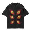 Demon Slayer Tokito Muichiro Mist Breathing Printed Tshirt Mens and Womens Washed Tshirt High Quality Vintage Cotton Tshirt