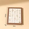 Creative 50 ring display plate, earring storage plate, ring display prop rack, ring viewing plate, stall