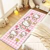 Kawaii Kitty Cartoon Bedroom Rug Soft Velvet Floor Mat Bedside Non-Slip Washable Decor