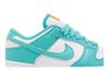 Women's Sneakers Nike Dunk Low Teal Zeal (Women's) White/Washed Teal/Kumquat