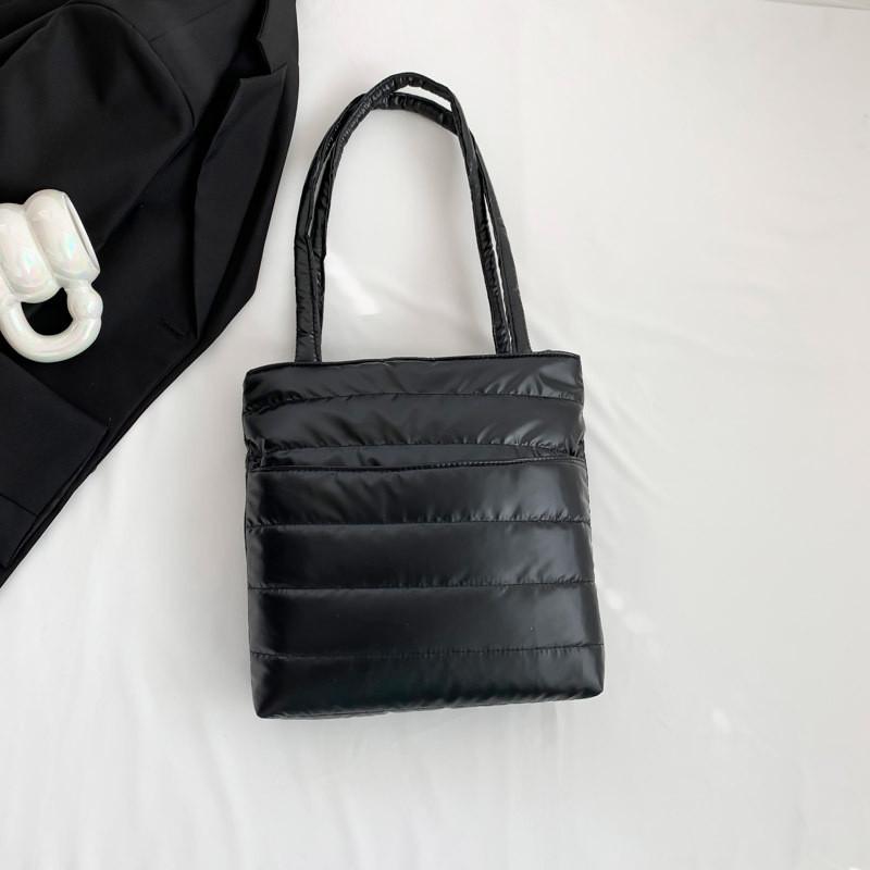 Trendy Minimalist Handbag In Black Gold Silver And Pink Elegant Large Tote For Everyday Use