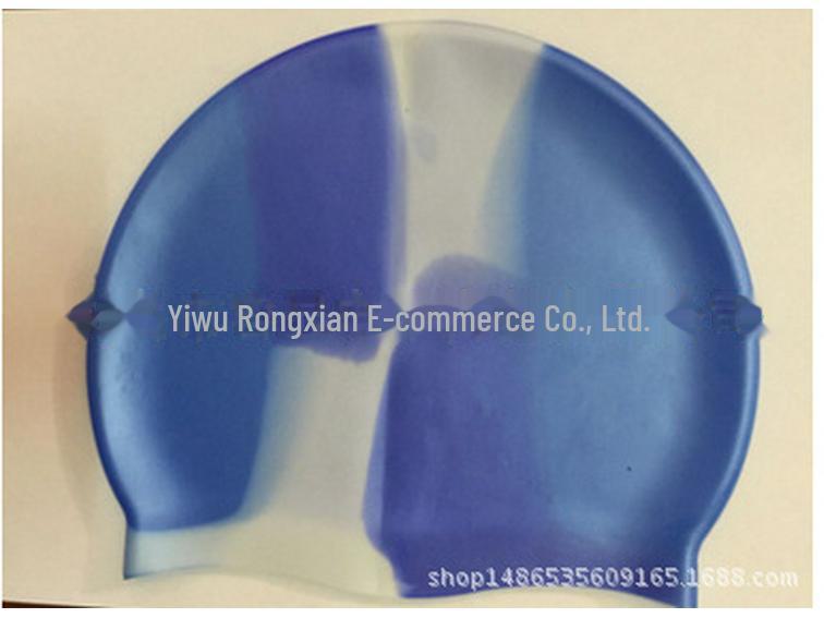 Non-Slip Waterproof Silicone Swim Cap for Adults – Comfortable, Logo Customizable