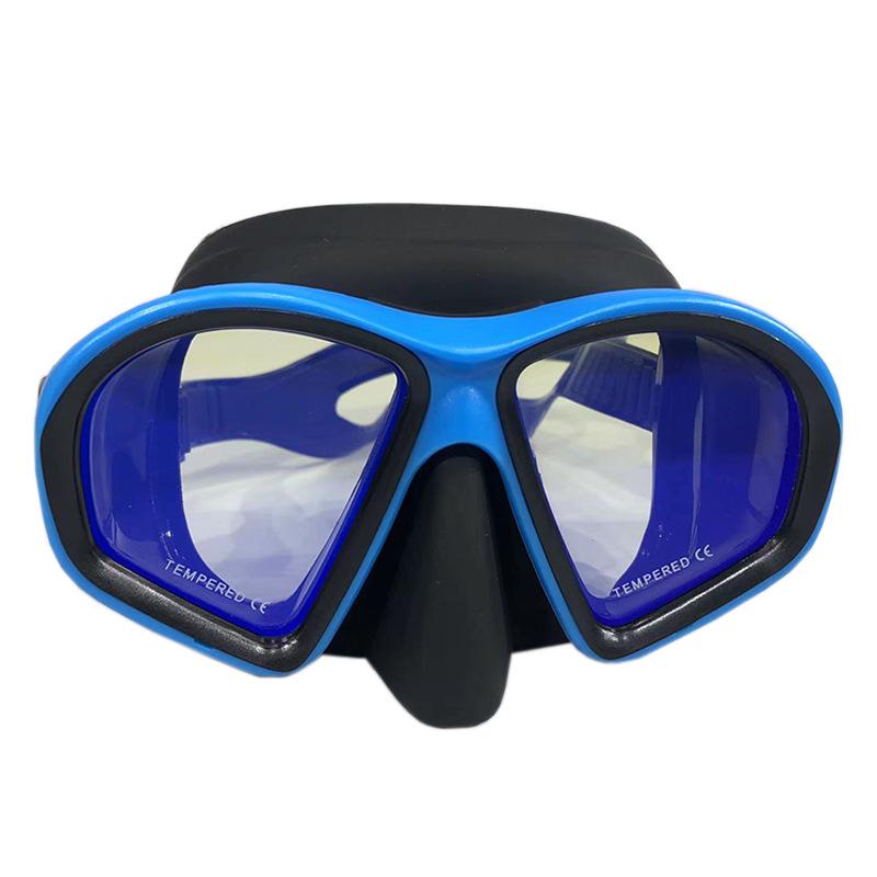 Adult Diving Mask with Tempered Glass and Silicone Seal
