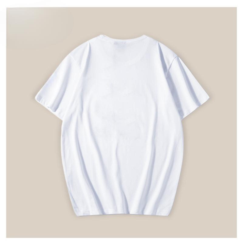 Summer Chinese Style Knitting Cotton Print Round Neck China-Chic Top Cotton Loose Short Sleeve T-Shirts Men’s