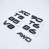 dgwxr9 New 3D Car Styling B5 B6 T5 T6 V8 AWD Rear Trunk Tail Logo Emblem Sticker for VOLVO XC90 Chrome Black Badge