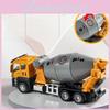 Engineering Vehicle Alloy Inertia Construction Toy For Kids Playroom