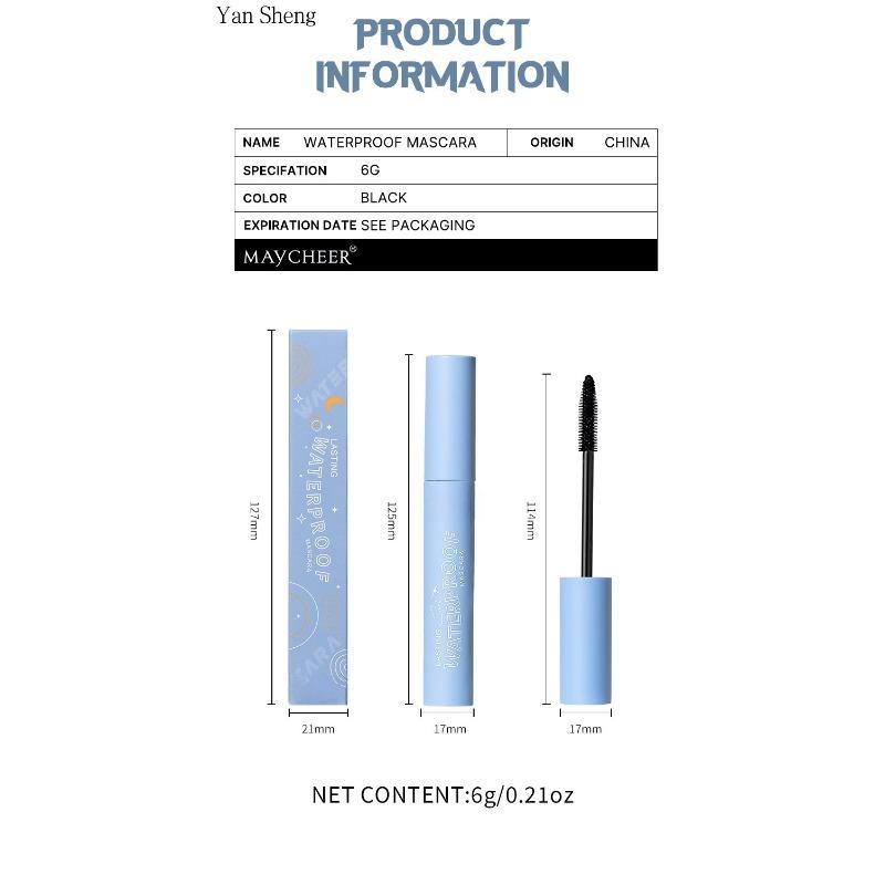 Long-lasting Waterproof Mascara Non-blooming Anti-sweat Women's Curly Thick