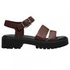 Womens/Ladies Leather Flat Gladiator Sandals