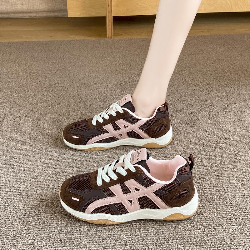 

Large size Forrest Gump shoes 2025 autumn new comfortable and light casual versatile trendy sports 40 коричневый