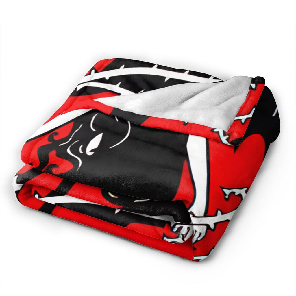E-Emily the Strange Blanket Fleece Summer Air Conditioning Multifunction Ultra-Soft Throw Blankets for Bed Office Rug Piece