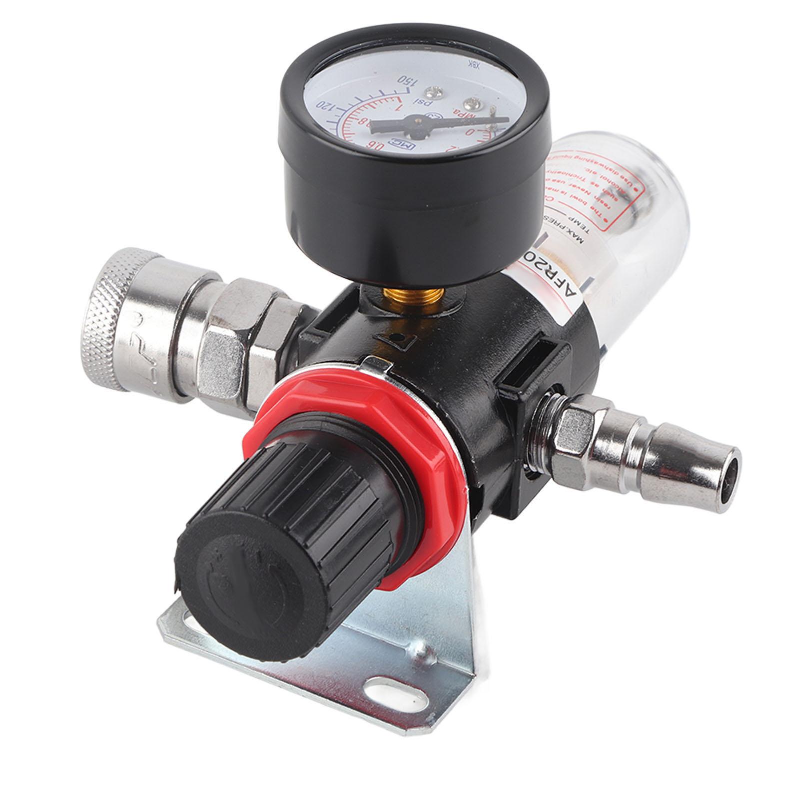 

14 дюймів Регулятор тиску повітря з фільтром Сепаратор води та масла з манометром Кронштейн AFR2000