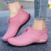 Ladies' Fashionable Outdoor Daily Leisure Anti Slip Waterproof Wear Resistant Rain Shoes Rubber Shoes