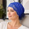 Breathable Headscarf Full Coverage Headband Cap Fashion Cancer Chemo Hat  Women Headwear