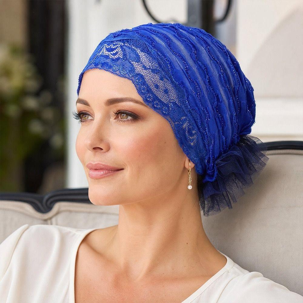 Breathable Headscarf Full Coverage Headband Cap Fashion Cancer Chemo Hat Women Headwear