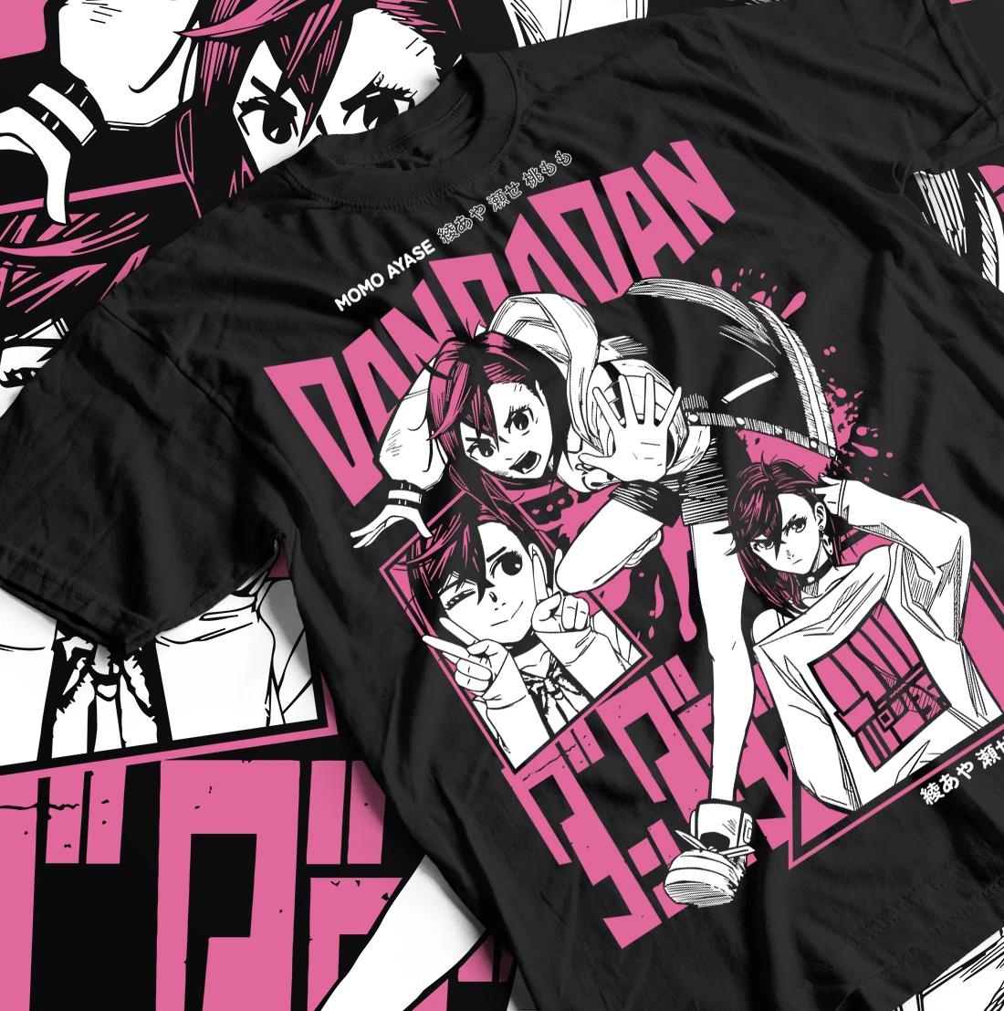 

Dandadan Seiko Ayase Tshirt Cosplay Momo Anime Shirt for Unisex and Women Summer Pure Cotton Comfortable Loose Fashion Top 4XL