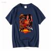 REBAJA Camiseta de Película KickBoxer de Jean Claude Van Damme Algodón Pesado vintage Lavada Transpirable streetwear hombre Ligeramente vintage